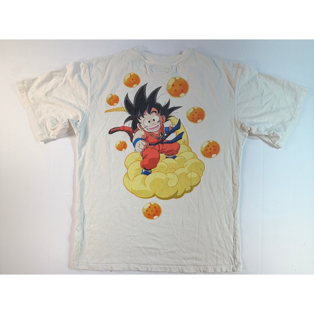 Zara Dragon Ball Goku Graphic T-Shirt Off White Boys 13-14 CM 164 Anime Tee